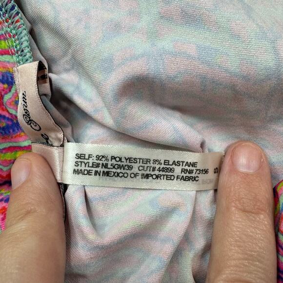 Nanette Lepore Swim Cover Up Women's Small Multicolor Geometric Tunic Dress‎ - Picture 7 of 13